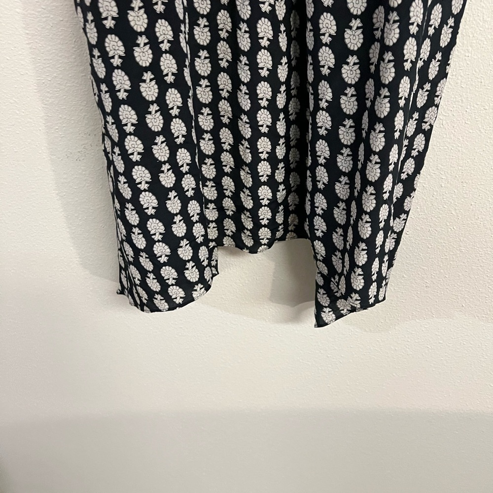 Madewell Black and White Printed Mini Dress - Picture 7 of 9